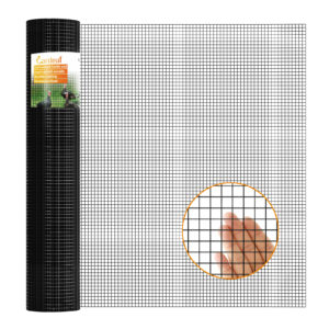 Black 19 Gauge 1/2 16 in x 50 Ft Hardware Cloth