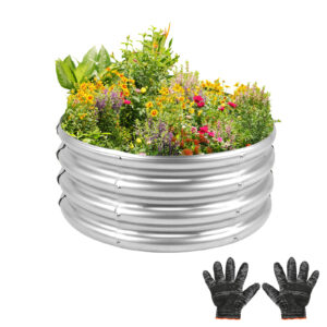 2 X 2 X 1 FT Galvanized Raised Garden Bed